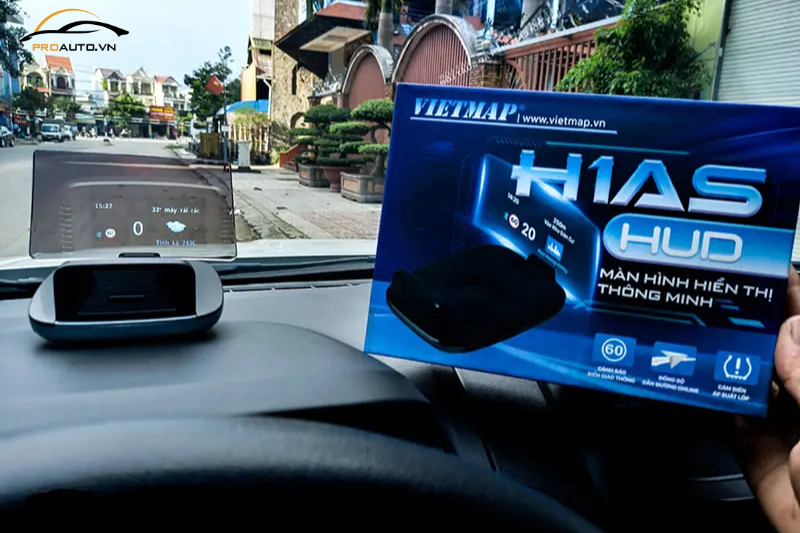Màn hình HUD H1AS thương hiệu Vietmap chính hãng