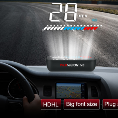 Màn hình HUD Webvision V8 với 3 chế độ hiển thị và 4 thông số