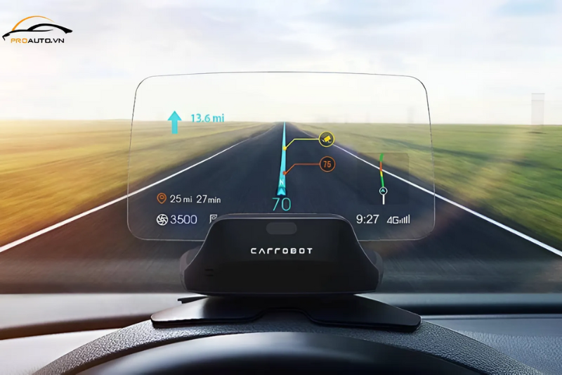 Màn hình HUD Xiaomi Car Robot kết hợp Bluetooth và công nghệ Head-Up Display