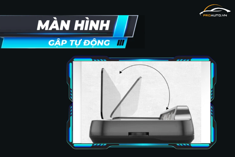 Màn hình Vietmap HUD H1X gập tự động