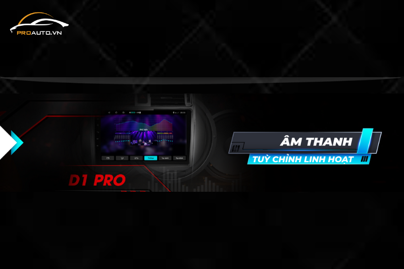 Tùy chỉnh âm thanh linh hoạt với Vietmap Lenovo D1 Pro