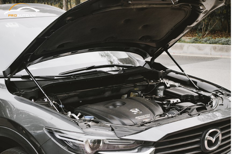 Ty thủy lực chống nắp Capo - Phụ kiện đồ chơi xe Mazda CX5 2025