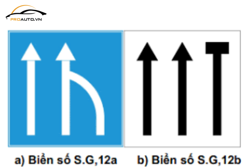 Biển phụ, biển viết bằng chữ - Biển chỉ dẫn làn đường không lưu thông