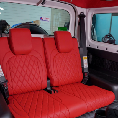 Bọc da, đổi màu băng ghế sau xe Suzuki Jimny