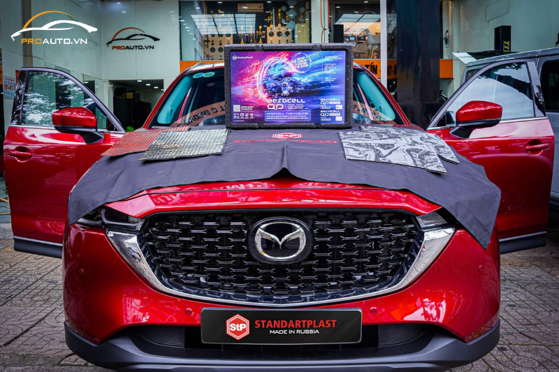 Cách âm chống ồn xe Mazda CX-5 2025 với cách âm StP