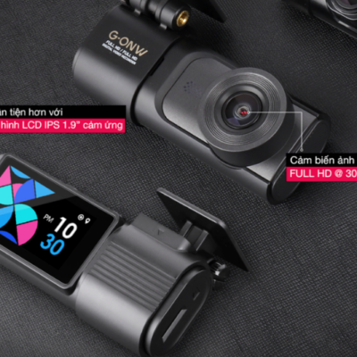 Camera hành trình GNet G-ON W trước sau ghi hình sắc nét