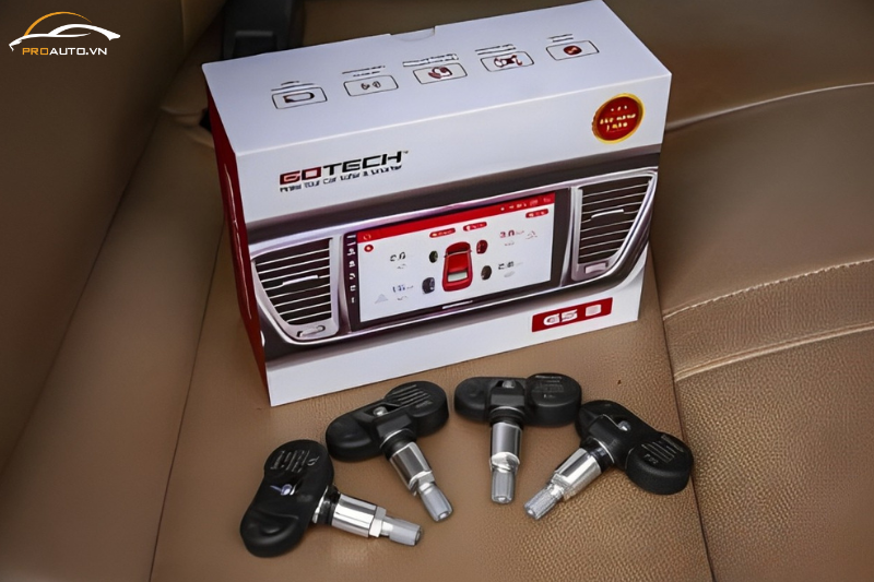 Cấu tạo cảm biến áp suất lốp Gotech GS8 có gì nổi bật