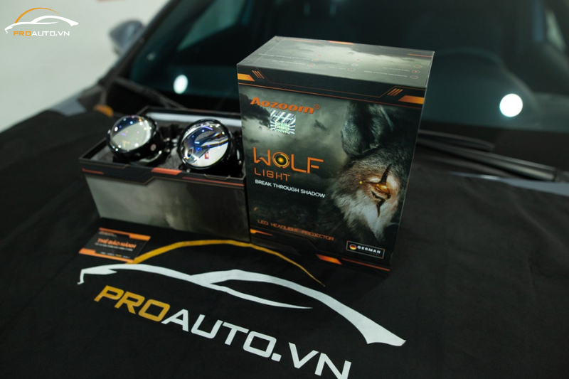 Đèn Aozoom Bi LED WOLF Light - Độ đèn xe Volkswagen Arteon 2025