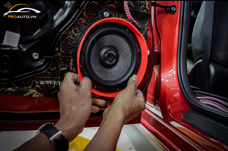 Độ loa xe MG Cyberster - Loa Gladen RS 165 G2 2-way
