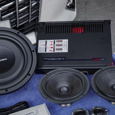 Độ loa xe MG Cyberster thương hiệu Mosconi