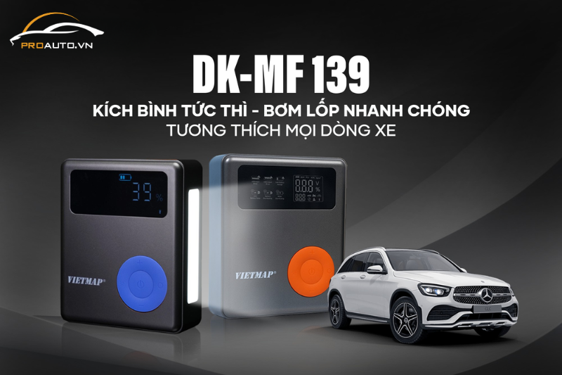 Giới thiệu về kích bình bơm lốp Vietmap DK-MF139