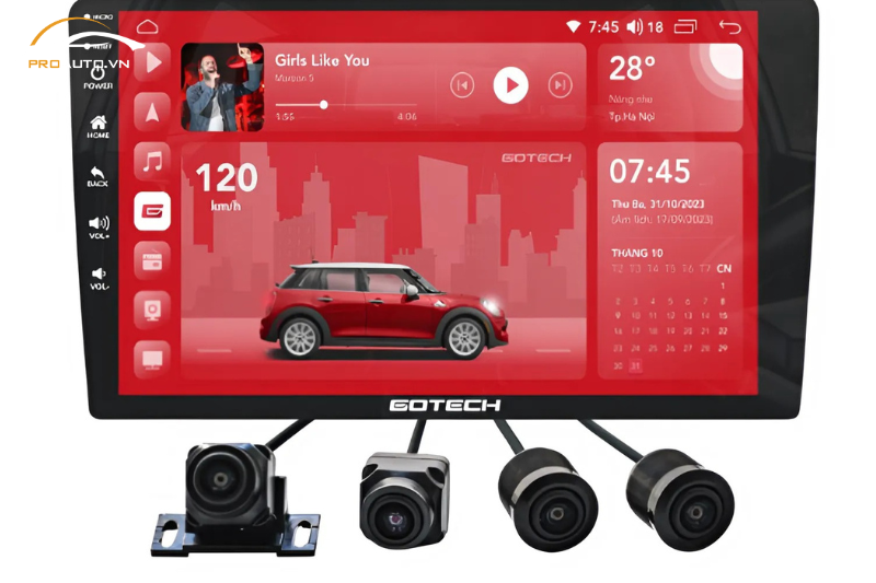 Gotech GT2K 360 - Màn hình Android hình ảnh 2K sắc nét