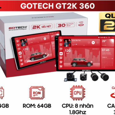 Gotech GT2K 360 - Màn hình tích hợp camera xóa mọi điểm mù