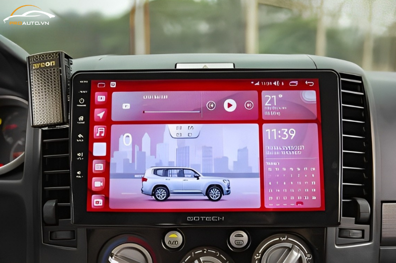 Hiển thị Widget trực tiếp nhờ cảm biến áp suất lốp Gotech GS8