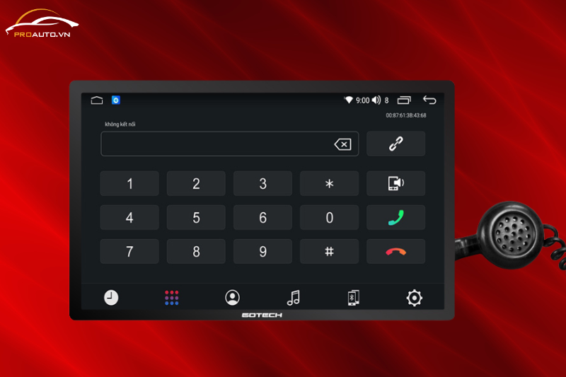 Hỗ trợ nghe điện thoại qua GOTECH GT11.5I nhanh chóng