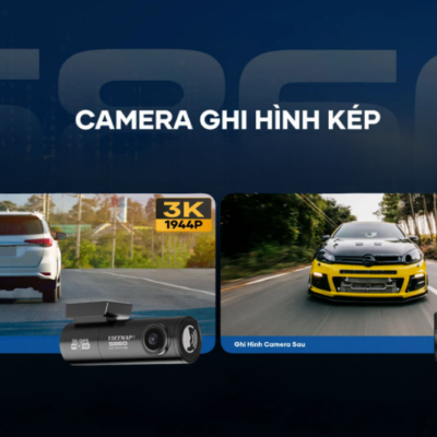 Khả năng ghi hình kép trên camera hành trình Vietmap S860