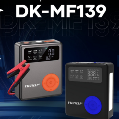 Kích bình bơm lốp Vietmap DK-MF139 ắc quy mạnh mẽ