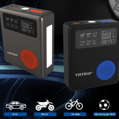 Kích bình bơm lốp Vietmap DK-MF139 bơm lốp nhanh chóng, chính xác