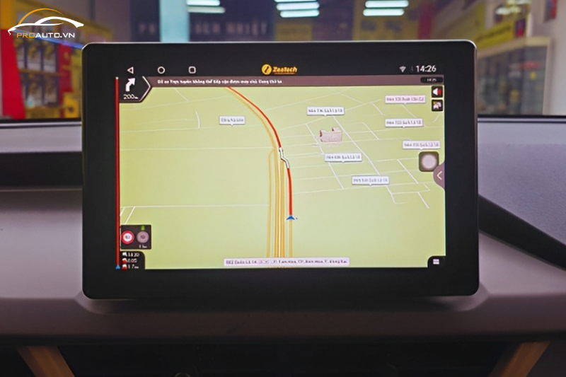 Màn hình Android Zestech ZT3 hỗ trợ dẫn đường thông minh