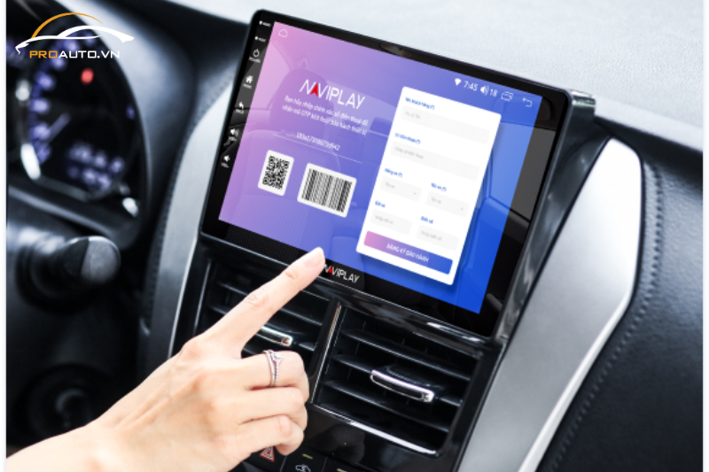 Màn hình thông minh Naviplay NVP4 bảo hành điện tử tiện lợi