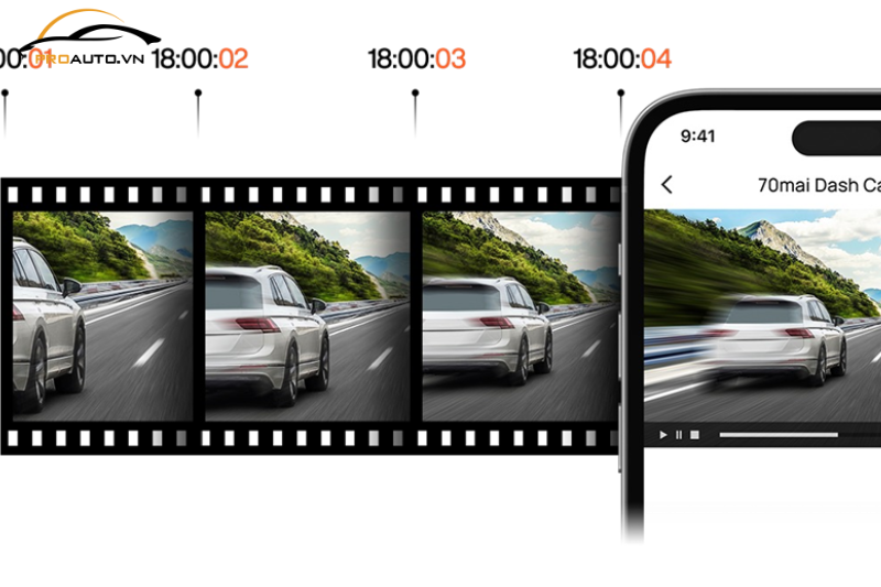 Màn hình thông minh Naviplay NVP4 ghi hình timelapse