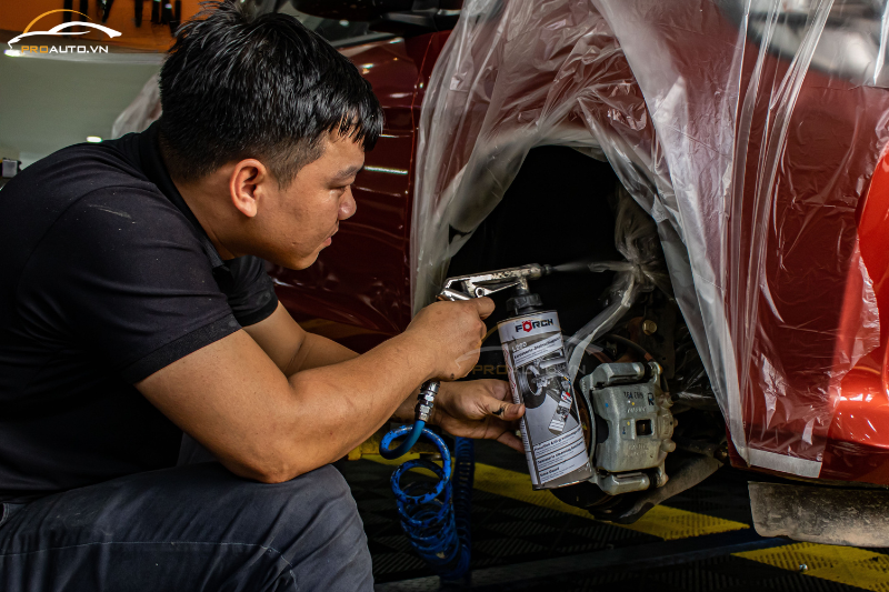 Phủ gầm xe Mazda CX-5 2025 thương hiệu Forch