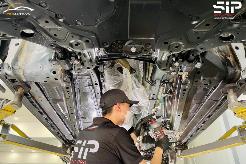 Thi công phủ gầm xe Mazda CX-5 2025 tại PROAUTO.VN