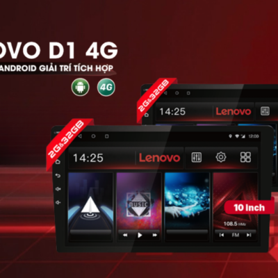 Vietmap Lenovo D1 4G RAM 4GB, tích hợp cảnh báo & giải trí
