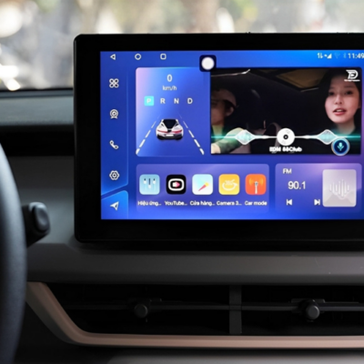 VinFast VF3 lột xác với màn hình Android Zestech ZT3 kép OS