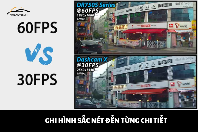 Camera Hành Trình BlackVue DR770X-2CH LTE ghi hình sắc nét đến từng chi tiết