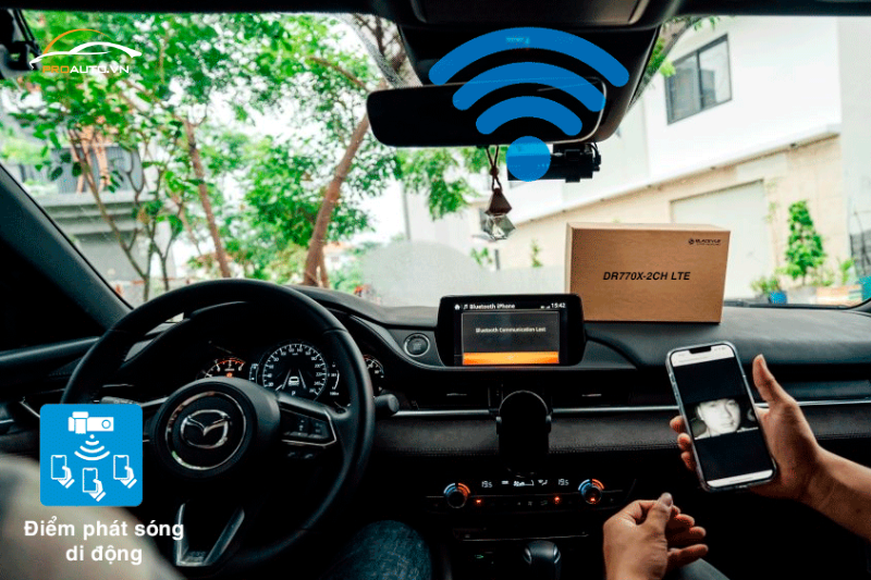 Camera Hành Trình BlackVue DR770X-2CH LTE tích hợp sẵn Wifi và GPS