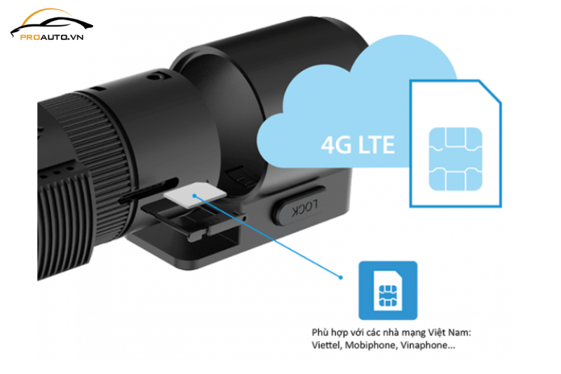 Camera hành trình Blackvue DR970X-2CH PLUS LTE tích hợp khe sim 4G