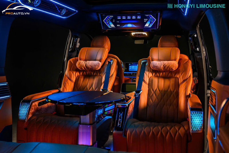 Độ ghế Crystal 6.0 limousine với khả năng xoay 360