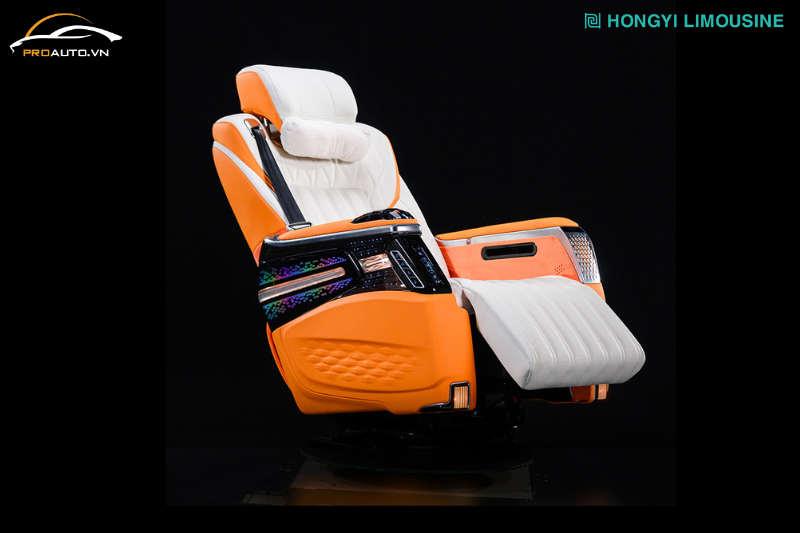 Gối tựa đầu ghế Crystal 6.0 chỉnh điện, nâng đỡ vai gáy