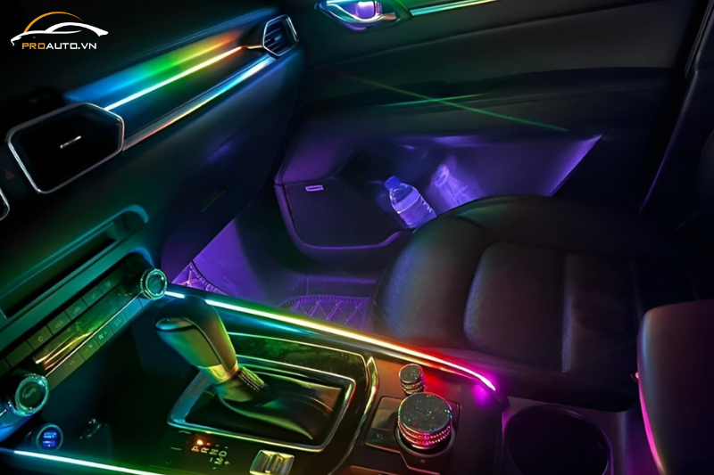 Led nội thất độ đèn xe MG Cyberster