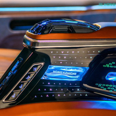 Logo Hongyi ghế Crystal 6.0 sở hữu 128 màu đèn nền