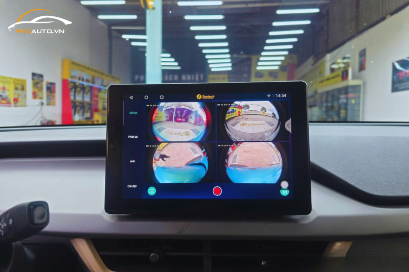 Màn hình Android Zestech ZT3 360 tích hợp camera 360 độ