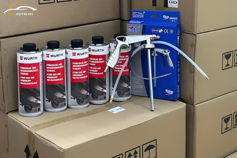 Phủ gầm xe Nissan Navara 2025 thương hiệu Wurth