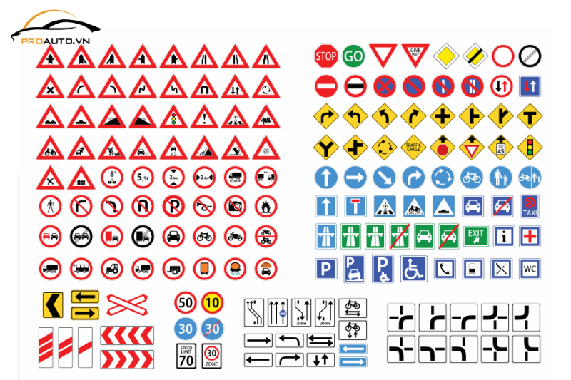 Top biển báo giao thông thường gặp - Ý nghĩa của các biển báo giao thông
