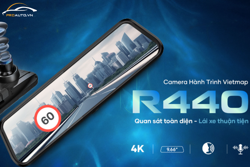 Bảng giá camera hành trình Vietmap R440 bản gương 2025