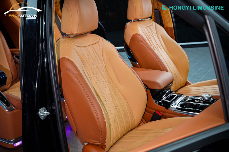 Bọc da Nappa cao cấp - Gói độ xe Kia Carnival