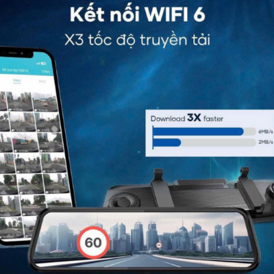 Camera hành trình Vietmap R440 tích hợp WiFi 6 tốc độ cao