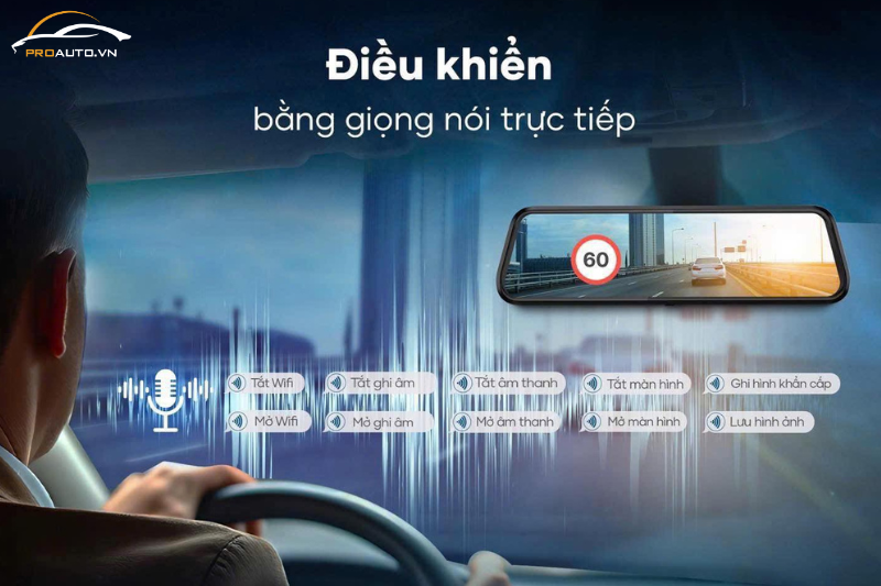 Điều khiển camera hành trình Vietmap R440 bằng giọng nói