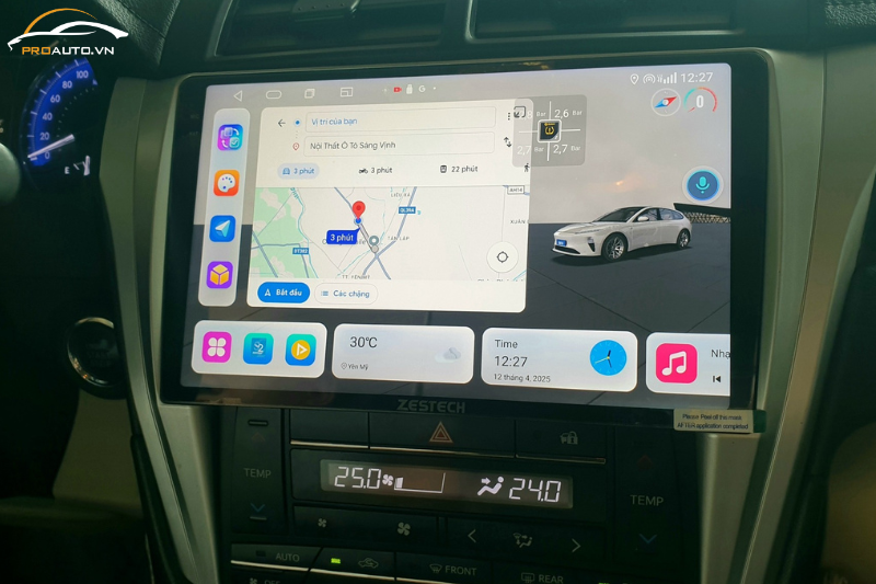 Điều khiển màn hình Zestech ZX ADAS CC bằng giọng nói