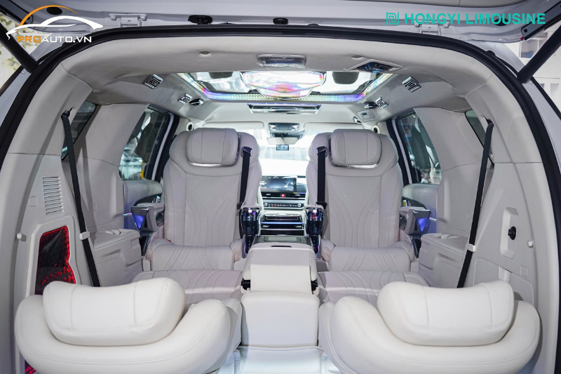Ghế Hongyi Crystal 4.0 Pro Max - Gói độ xe Kia Carnival