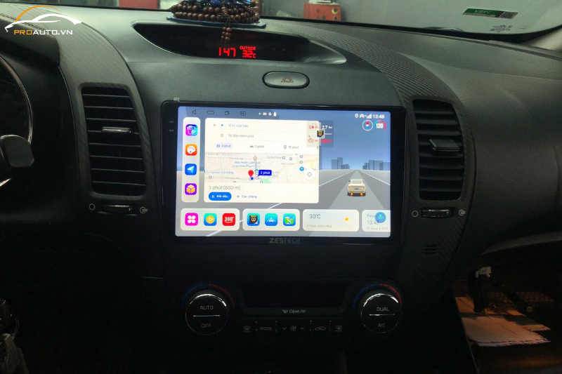 Kết nối đa năng trên màn hình Zestech ZX ADAS CC