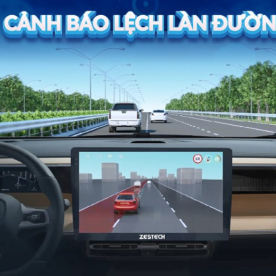 Màn hình Zestech ZX ADAS GH cảnh báo lệch làn đường