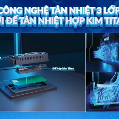 Màn hình Zestech ZX ADAS GH có đế tản nhiệt Titan với công nghệ 3 lớp