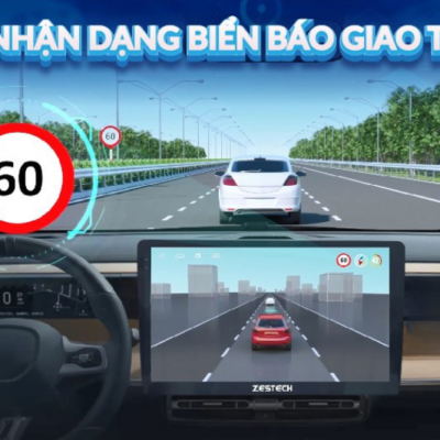 Màn hình Zestech ZX ADAS GH nhận diện biển báo giao thông