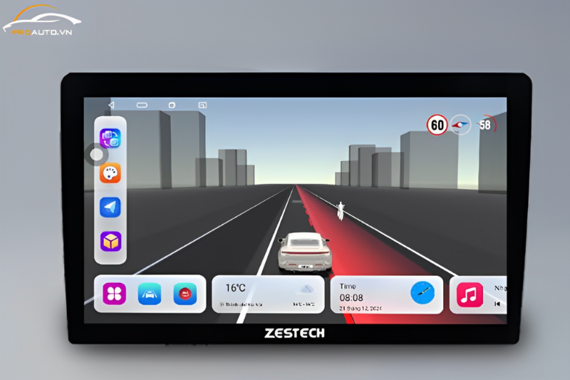 Màn hình Zestech ZX ADAS TC cảm ứng siêu nét